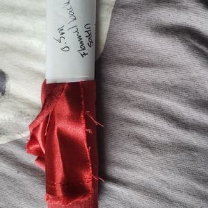 0.5m Red Flannel back satin